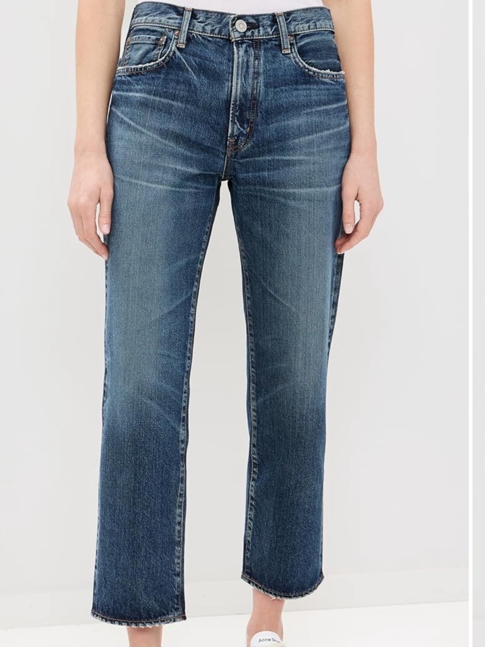 Moussy Jessamine Boys Pants Jeans in Dark Blue Wash